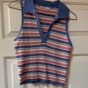 Marine Layer size M sleeveless stripe top. Brand new never worn